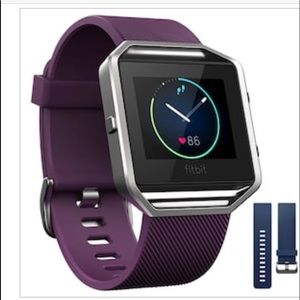 LIKE NEW FITBIT BLAZE! Plum band, used twice! 🔥🔥